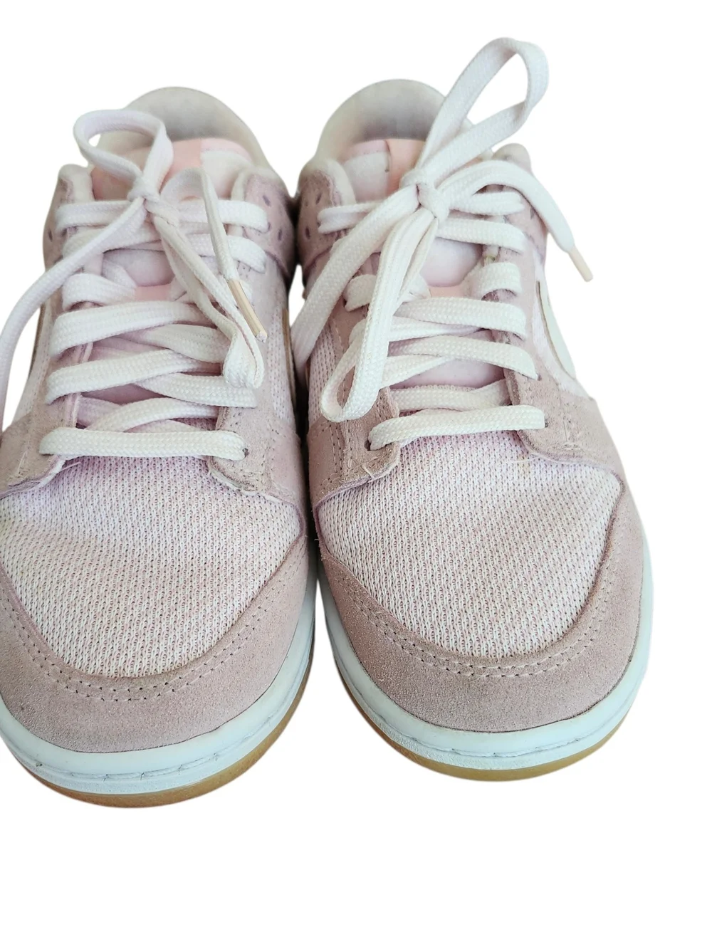 Nike Women's Suede Pink Teddy Bear Edition Low Dunks Size 7.5
